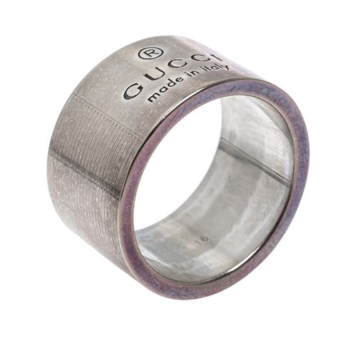 wpmens silver gucci stripped ring|Women's Gucci Designer Rings .